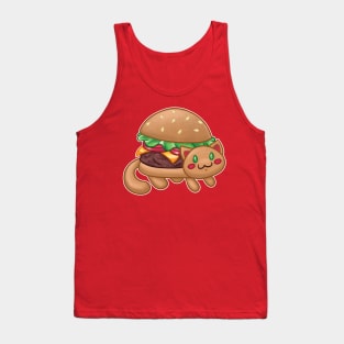 Burger Cat (Catfood Series) Tank Top